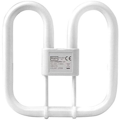 Crompton 16 Watt 2 Pin 2D CC Lamp in 827 Warm White CLC16WW2PIN Crompton 16 Watt 2 Pin 2D CC Lamp in 827 Warm White CLC16WW2PIN