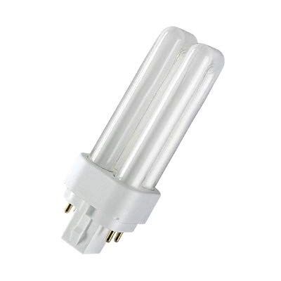 OSRAM Dulux D/E 4-pin energy-saving bulb, 18 W / 840 G24Q-2 (4-pin), cool white, 4000 K, 146 mm, pack of 10 OSRAM Dulux D/E 4-pin energy-saving bulb, 18 W / 840 G24Q-2 (4-pin), cool white, 4000 K, 146 mm, pack of 10