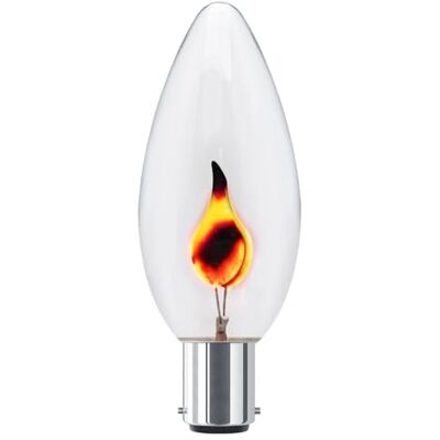 Long Life Lamp Company 4 x 3w Flicker Flame Candle Light Bulb B15 Small Bayonet Long Life Lamp Company 4 x 3w Flicker Flame Candle Light Bulb B15 Small Bayonet
