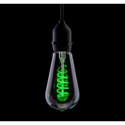 Prolite Pro-Lite ST64/FILDIM/4W/ES/GREEN 4w LED Spiral ST64, dimmable, Green, E27 Prolite Pro-Lite ST64/FILDIM/4W/ES/GREEN 4w LED Spiral ST64, dimmable, Green, E27