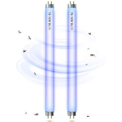 BrightArk BL T8 F10W Fly Killer Replacement Bulbs 13in UV Light Bulb Tube for 20W Electric Fly Insect Killer/Bug Zapper/Fly Zapper/Mosquito Killer, 2 Pack Fly Killer Indoor Bulb T8 UV Lamp Tube BrightArk BL T8 F10W Fly Killer Replacement Bulbs 13in UV Light Bulb Tube for 20W Electric Fly Insect Killer/Bug Zapper/Fly Zapper/Mosquito Killer, 2 Pack Fly Killer Indoor Bulb T8 UV Lamp Tube