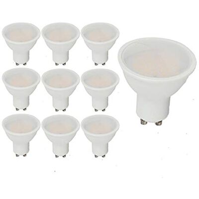 V-TAC 5W GU10 A+ Energy Saving LED Light 3000K Non-Dimmable 110 Beam Angle 10 Pack (Neutral White, 10) V-TAC 5W GU10 A+ Energy Saving LED Light 3000K Non-Dimmable 110 Beam Angle 10 Pack (Neutral White, 10)