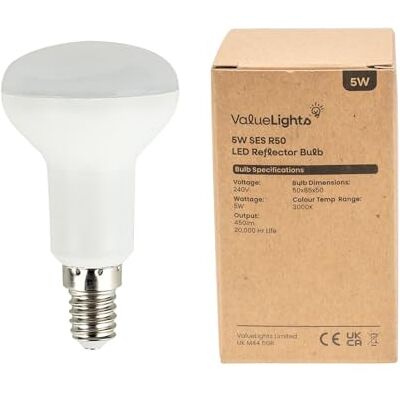 ValueLights - R50 - 5W - E14 3000K - LED Spotlight Bulbs ValueLights - R50 - 5W - E14 3000K - LED Spotlight Bulbs