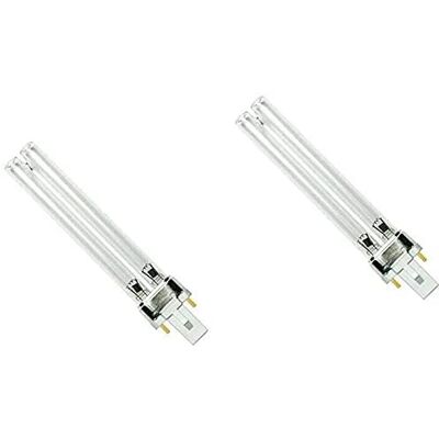 Marine Color UV Bulb lamp 2 Pieces 5w 7w 9w 11w 13w, Replacement Bulb for UV PLS Replacement Bulbs for UVC Pond Filter and clarifiers (11 W) Marine Color UV Bulb lamp 2 Pieces 5w 7w 9w 11w 13w, Replacement Bulb for UV PLS Replacement Bulbs for UVC Pond Filter and clarifiers (11 W)
