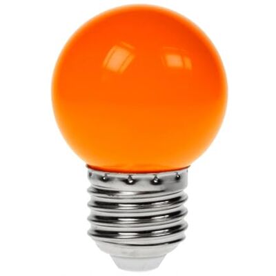 ProLite Pro-Lite Golf/1.5W/ES/Orange 1.5w LED Golf Ball Bulb Bayonet ES E27 Orange Decorative Festoon ProLite Pro-Lite Golf/1.5W/ES/Orange 1.5w LED Golf Ball Bulb Bayonet ES E27 Orange Decorative Festoon