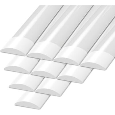 Ledvion 10-Pack LED Batten Light 5ft 40W 140lm/W 6500K IP20 Linkable for garage workshop basement and dry indoor spaces with easy mounting Ledvion 10-Pack LED Batten Light 5ft 40W 140lm/W 6500K IP20 Linkable for garage workshop basement and dry indoor spaces with easy mounting