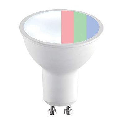 Saxby Lighting Saxby 91949 Smart Voice Activated Dimmable GU10 5W RGB LED Bulb Lamp Saxby Lighting Saxby 91949 Smart Voice Activated Dimmable GU10 5W RGB LED Bulb Lamp