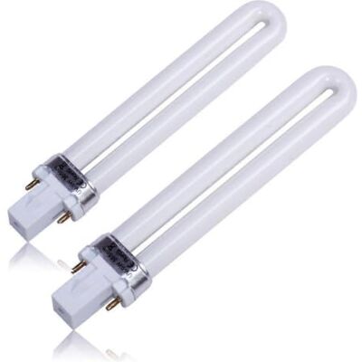 JOYHAPPST New Professional Electronic 2pcs 365nm 9W Nail Dryer UV Lamp Light Bulb Tube Replacement Art Nail P JOYHAPPST New Professional Electronic 2pcs 365nm 9W Nail Dryer UV Lamp Light Bulb Tube Replacement Art Nail P