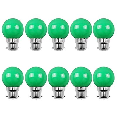Aiwerttes 10-Pack B22 2W Bayonet Bulbs 2W Garland Party Bulbs (20W Equivalent) Green Colorful Energy Efficient Bulb for Christmas Halloween Wedding Party Decoration Aiwerttes 10-Pack B22 2W Bayonet Bulbs 2W Garland Party Bulbs (20W Equivalent) Green Colorful Energy Efficient Bulb for Christmas Halloween Wedding Party Decoration