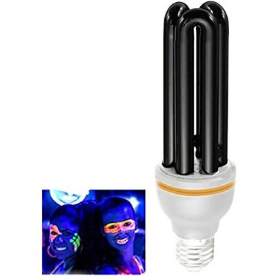 Sysow E27 UV Lamp 15W Disco DJ Light Black 110V 220V Bulb Black Light CFL Bulb Night Club Bar Germicidal Lamp Pest Control Light for Bar Celebrations Birthdays Shops Sysow E27 UV Lamp 15W Disco DJ Light Black 110V 220V Bulb Black Light CFL Bulb Night Club Bar Germicidal Lamp Pest Control Light for Bar Celebrations Birthdays Shops