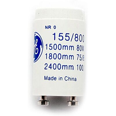 Philips GE Pack of 10 Fluorescent Starters for Lights 70-125w S16 Philips GE Pack of 10 Fluorescent Starters for Lights 70-125w S16