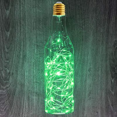 Long Life Lamp Company 1w Green LED Fairy String Decorative Filament Light Bulb E27 Glass Bottle Festive Lamp Long Life Lamp Company 1w Green LED Fairy String Decorative Filament Light Bulb E27 Glass Bottle Festive Lamp