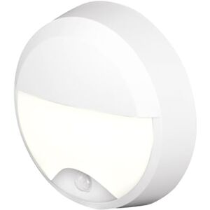 4lite Pylus Outdoor Round Eyelid Wall Light (White) 660lm Bulkhead IP54 LED Integrated Exterior Light 4L2/3219/PIR 4Yr Guarantee 4lite Pylus Outdoor Round Eyelid Wall Light (White) 660lm Bulkhead IP54 LED Integrated Exterior Light 4L2/3219/PIR 4Yr Guarantee