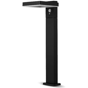 REV Square Solar Lamp for Outdoor Use Aluminium Path Light with Motion Sensor and Twilight Sensor, 5 W, 230 lm, 4000 K, IP44, Li-io Battery 2200 mAh Interchangeable REV Square Solar Lamp for Outdoor Use Aluminium Path Light with Motion Sensor and Twilight Sensor, 5 W, 230 lm, 4000 K, IP44, Li-io Battery 2200 mAh Interchangeable