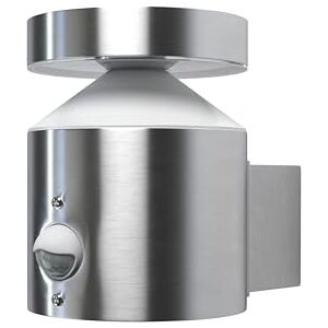 OSRAM Endura Style Cylinder Outdoor Wall Light with Sensor 150 mm, 3000 K, 660 Lumens, 6 W, Modern Design Stainless Steel, IP44 for Entrances and Facades OSRAM Endura Style Cylinder Outdoor Wall Light with Sensor 150 mm, 3000 K, 660 Lumens, 6 W, Modern Design Stainless Steel, IP44 for Entrances and Facades