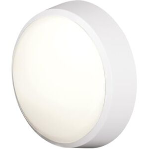 4lite Pylus Outdoor Round Wall Light (White) 1100lm Bulkhead IP54 LED Integrated Exterior Light 4L2/3215-4Yr Guarantee 4lite Pylus Outdoor Round Wall Light (White) 1100lm Bulkhead IP54 LED Integrated Exterior Light 4L2/3215-4Yr Guarantee