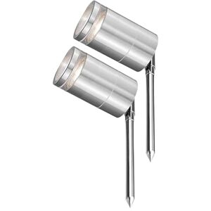 4lite Marinus Outdoor Spike Light (Stainless Steel) Pack of 2 Rust Free IP65 Rated Garden Single Spot Light Supplied with 2X Smart GU10 Bulbs 4L2/7002x2-4Yr Guarantee 4lite Marinus Outdoor Spike Light (Stainless Steel) Pack of 2 Rust Free IP65 Rated Garden Single Spot Light Supplied with 2X Smart GU10 Bulbs 4L2/7002x2-4Yr Guarantee