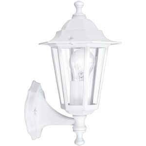 Eglo Laterna 5 Outdoor Wall Lamp, White Cast Aluminium and Glass Exterior Lantern Light, E27 Socket, IP44 Eglo Laterna 5 Outdoor Wall Lamp, White Cast Aluminium and Glass Exterior Lantern Light, E27 Socket, IP44