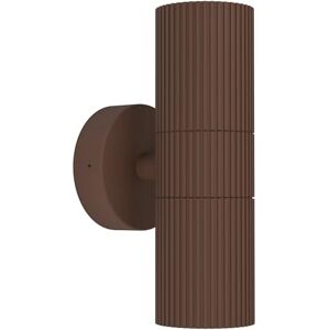 Eglo Wall Lamp Outdoor Tomelloso, Exterior Lighting for House Wall, Mounted Light with Uplight and Downlight, Fixture Aluminium in Rust Colour, GU10 Socket, IP44 Eglo Wall Lamp Outdoor Tomelloso, Exterior Lighting for House Wall, Mounted Light with Uplight and Downlight, Fixture Aluminium in Rust Colour, GU10 Socket, IP44