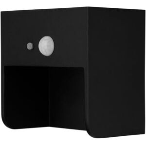 REV Lumus 110 Solar Lamp with Motion Sensor, Wall Lamp, LED Garden Lighting Solar, 60 lm, Battery 2200 mAh, IP65, Black REV Lumus 110 Solar Lamp with Motion Sensor, Wall Lamp, LED Garden Lighting Solar, 60 lm, Battery 2200 mAh, IP65, Black