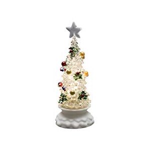 Konstsmide Lights LED Small Spinning Christmas Tree Bauble Decorations/Indoor Use (IP20)/5 Hour Optional Timer/Battery Operated: 3xAA 1.5V (excl.)/3 Warm White Diodes, Acrylic Konstsmide Lights LED Small Spinning Christmas Tree Bauble Decorations/Indoor Use (IP20)/5 Hour Optional Timer/Battery Operated: 3xAA 1.5V (excl.)/3 Warm White Diodes, Acrylic