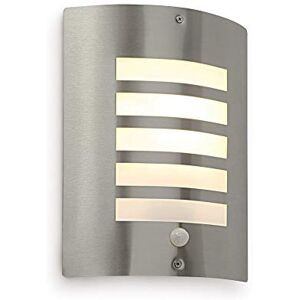 National Lighting Bianco PIR Lights Outdoor Outside Lights Mains Powered Security Lights with Motion Sensor Mains Powered IP44 Rated Wall Lights E27 LED Compatible National Lighting Bianco PIR Lights Outdoor Outside Lights Mains Powered Security Lights with Motion Sensor Mains Powered IP44 Rated Wall Lights E27 LED Compatible