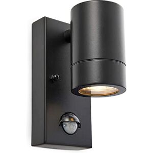 National Lighting PIR Outside Lights Outdoor Security Lights Matt Black Motion Sensor Presence Detector External Lantern Light IP44 Rated 7W 240V LED GU10 Lamp (Not Included) National Lighting PIR Outside Lights Outdoor Security Lights Matt Black Motion Sensor Presence Detector External Lantern Light IP44 Rated 7W 240V LED GU10 Lamp (Not Included)