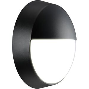 Luceco Eco Outdoor LED Bulkhead Light, Decorative Exterior Lighting, Eyelid Design, Round, Black, IP54, 10W, 400lm, 4000K, EBEE10S40 Luceco Eco Outdoor LED Bulkhead Light, Decorative Exterior Lighting, Eyelid Design, Round, Black, IP54, 10W, 400lm, 4000K, EBEE10S40