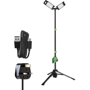Lighthouse Beacon Rechargeable Site Light AC/DC Power – 240V 10000lm LED Work Light with Rotating Heads & Tripod, Foldable, 3 Lighting Modes, USB Outputs & Included Mains Cord, USB-C Cable & Carry Bag Lighthouse Beacon Rechargeable Site Light AC/DC Power – 240V 10000lm LED Work Light with Rotating Heads & Tripod, Foldable, 3 Lighting Modes, USB Outputs & Included Mains Cord, USB-C Cable & Carry Bag