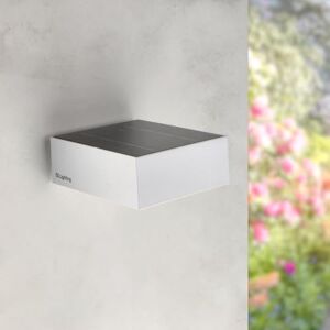M Ledme White Bin 2W LED Solar Wall Light, Outdoor Lighting with Motion and Twilight Sensor, IP65 Protection, 4000K Lighting (Neutral), Fast Charging and Autonomy from 6 to 8 Hours M Ledme White Bin 2W LED Solar Wall Light, Outdoor Lighting with Motion and Twilight Sensor, IP65 Protection, 4000K Lighting (Neutral), Fast Charging and Autonomy from 6 to 8 Hours
