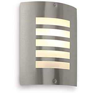 Saxby lighting Bianco Outdoor Wall Light Curved Outside Lights Mains Powered Outdoor Wall Lights Mains Powered IP44 Weatherproof Wall Lights E27 LED Compatible Saxby lighting Bianco Outdoor Wall Light Curved Outside Lights Mains Powered Outdoor Wall Lights Mains Powered IP44 Weatherproof Wall Lights E27 LED Compatible