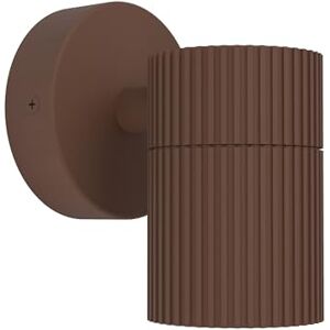 Eglo Wall Lamp Outdoor Tomelloso, Exterior Lighting for House Wall, Mounted Light with Downlight, Aluminium Fixture in Rust Colour, GU10 Socket, IP44 Eglo Wall Lamp Outdoor Tomelloso, Exterior Lighting for House Wall, Mounted Light with Downlight, Aluminium Fixture in Rust Colour, GU10 Socket, IP44