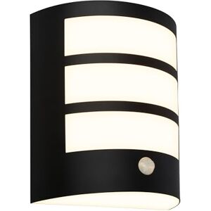 Briloner Off Grid LED Wall Light with Motion Detector, Twilight Sensor, 20 Second Timer, Rechargeable Wall Light, Exterior Lighting, 18x15x7 cm, Black Briloner Off Grid LED Wall Light with Motion Detector, Twilight Sensor, 20 Second Timer, Rechargeable Wall Light, Exterior Lighting, 18x15x7 cm, Black