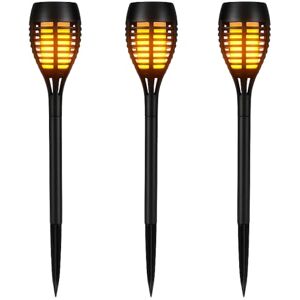 Pambula - LED Solar Flame Stake Light - Pack 3 - Outdoor Lighting Pambula - LED Solar Flame Stake Light - Pack 3 - Outdoor Lighting