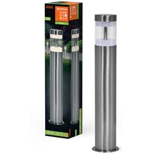 LEDVANCE Endura Hybrid Hagen Outdoor Light, Hybrid Light, 4W, 340lm, Warm White Light Color, 3000K Color Temperature, Stainless Steel, IP44 & IP67 Protection, Solar & Mains Operation LEDVANCE Endura Hybrid Hagen Outdoor Light, Hybrid Light, 4W, 340lm, Warm White Light Color, 3000K Color Temperature, Stainless Steel, IP44 & IP67 Protection, Solar & Mains Operation