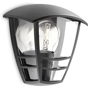 Philips MyGarden Creek Outdoor Wall Light Black (Requires 1 X 60 W E27 Bulb) Philips MyGarden Creek Outdoor Wall Light Black (Requires 1 X 60 W E27 Bulb)