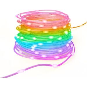 Hama Smart LED Fairy Lights (Wi-Fi, RVBIC, IP65, Outdoor, Voice Control Support Alexa, Google Assitant and Apple Siri, 100 x LED, 10 m), Multi-Colour Hama Smart LED Fairy Lights (Wi-Fi, RVBIC, IP65, Outdoor, Voice Control Support Alexa, Google Assitant and Apple Siri, 100 x LED, 10 m), Multi-Colour