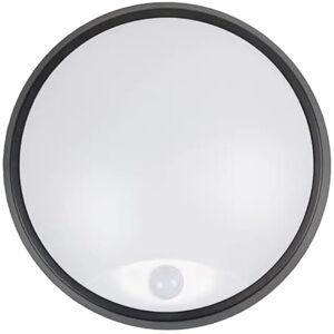 Bright Source Outdoor LED Circle Bulkhead, Black, IP44, 10W, 1000lm, Black, PIR Motion Sensor, Adjustable Light Colour 3000K 4000K 6000K Bright Source Outdoor LED Circle Bulkhead, Black, IP44, 10W, 1000lm, Black, PIR Motion Sensor, Adjustable Light Colour 3000K 4000K 6000K