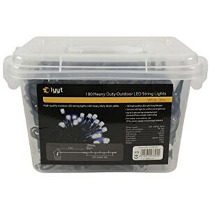Lyyt Heavy Duty Static String Lights 180 x LEDS White Lyyt Heavy Duty Static String Lights 180 x LEDS White