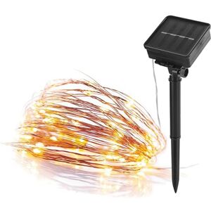 EMOS Micro LED Fairy Lights with Solar Panel, 120 Nano LED Bulbs in Warm White, Copper Wire 12 + 3 m, for Outdoors, Weatherproof Lighting for Romantic Moments, Solar Powered (NiMH, 600 mAh) EMOS Micro LED Fairy Lights with Solar Panel, 120 Nano LED Bulbs in Warm White, Copper Wire 12 + 3 m, for Outdoors, Weatherproof Lighting for Romantic Moments, Solar Powered (NiMH, 600 mAh)