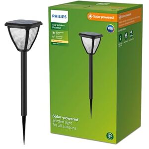 Philips Outdoor Solar Vapora LED Light - Black Philips Outdoor Solar Vapora LED Light - Black