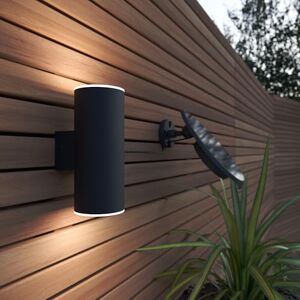 Solar Centre SolarCentre® Chester Up and Down USB Chargeable Solar Powered Outdoor Wall Light Powered by Leaf (Anthracite) Solar Centre SolarCentre® Chester Up and Down USB Chargeable Solar Powered Outdoor Wall Light Powered by Leaf (Anthracite)