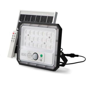 M Ledme Aras Solar LED Floodlight with Sensor 50W Neutral Light Colour (4000k), IP65, Outdoor Lighting, for Use in Gardens, Patios M Ledme Aras Solar LED Floodlight with Sensor 50W Neutral Light Colour (4000k), IP65, Outdoor Lighting, for Use in Gardens, Patios