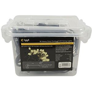 Lyyt Heavy Duty Outdoor Static String Lights 90 x LEDS Warm White Lyyt Heavy Duty Outdoor Static String Lights 90 x LEDS Warm White