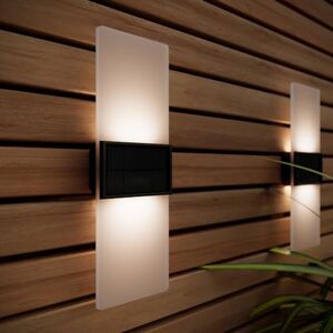Solar Centre SolarCentre® Gemini XL Set of 2 White & Warm White Outdoor Solar Powered Wall Lights (USB 27cm) Solar Centre SolarCentre® Gemini XL Set of 2 White & Warm White Outdoor Solar Powered Wall Lights (USB 27cm)