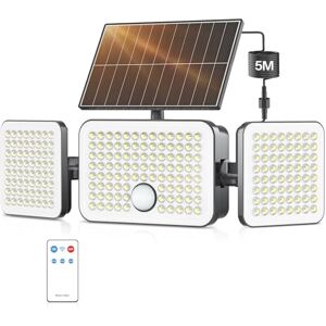 YICAIZI Security Lights Outdoor With Motion Sensor 233LED 360° Adjustable 3 Heads Solar Wall Light with 3 Modes Remote Control,IP65 Waterproof Solar Wall Lights for Front Door Yard Garage Garden,1Pack YICAIZI Security Lights Outdoor With Motion Sensor 233LED 360° Adjustable 3 Heads Solar Wall Light with 3 Modes Remote Control,IP65 Waterproof Solar Wall Lights for Front Door Yard Garage Garden,1Pack
