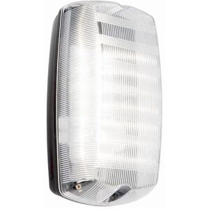 National Lighting Clear Prismatic Finish Modern LED IP65 Rated Weatherproof Outdoor Wall Garden Security Bulkhead Porch Lantern Light Mains 240V Powered National Lighting Clear Prismatic Finish Modern LED IP65 Rated Weatherproof Outdoor Wall Garden Security Bulkhead Porch Lantern Light Mains 240V Powered