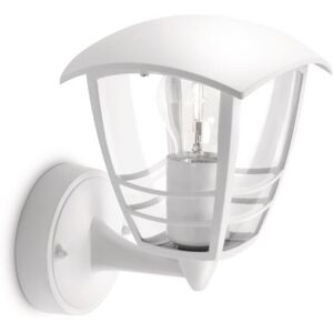 Philips myGarden Creek Outdoor Wall Light (Requires 1 x 60 W E27 Bulb), White Philips myGarden Creek Outdoor Wall Light (Requires 1 x 60 W E27 Bulb), White