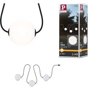 Paulmann Taina 94913 Solar LED Fairy Lights Extension Set IP67 3000K 1.71 m 3 x 60 lm Black Paulmann Taina 94913 Solar LED Fairy Lights Extension Set IP67 3000K 1.71 m 3 x 60 lm Black