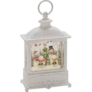 Konstsmide LED Snow Globe Lantern Snowman Family Scene Reindeers and Sleigh/Water Filled/Christmas Decorations Indoor Use (IP20) / Battery Operated: 3xAA 1.5V (excl.) / Christmas Lantern 1 LED Konstsmide LED Snow Globe Lantern Snowman Family Scene Reindeers and Sleigh/Water Filled/Christmas Decorations Indoor Use (IP20) / Battery Operated: 3xAA 1.5V (excl.) / Christmas Lantern 1 LED
